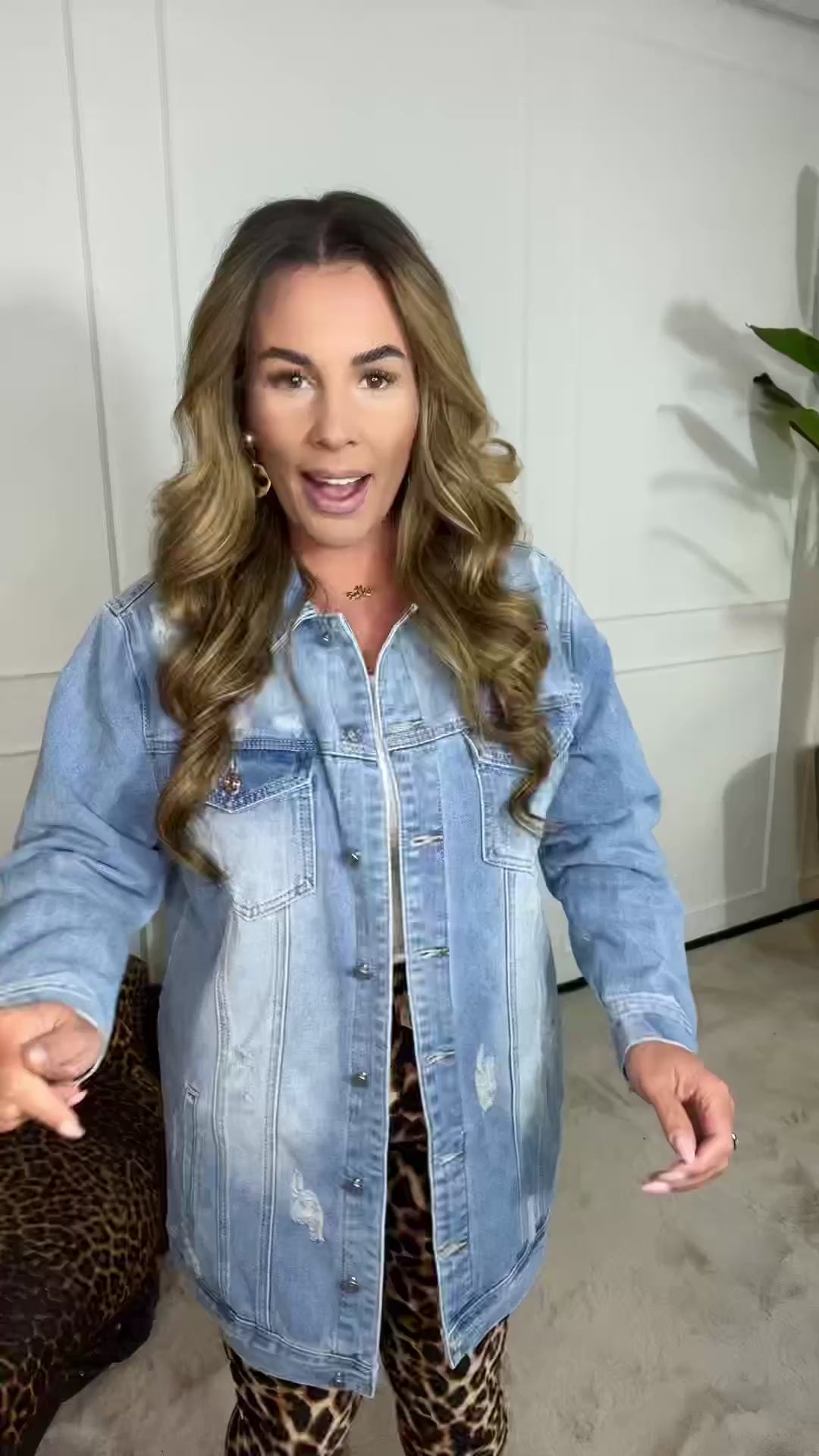 DENIM JACKET LANG (IN MATEN) + VIDEO